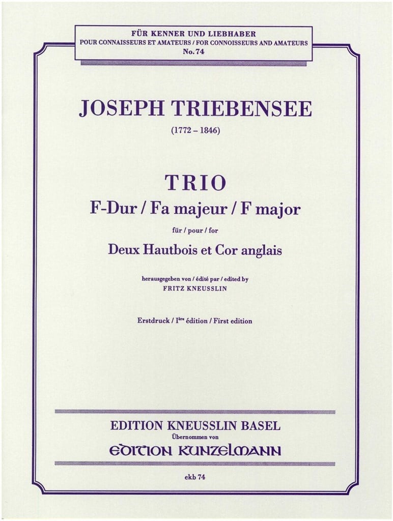 Trio Für 2 Oboen und Englischhorn